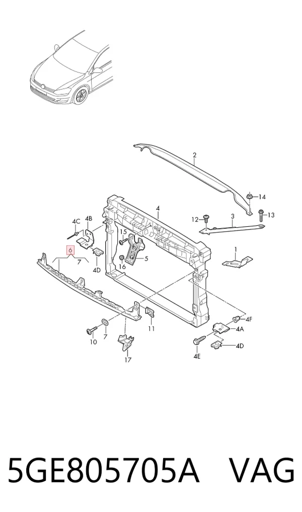  5GE805705A VAG