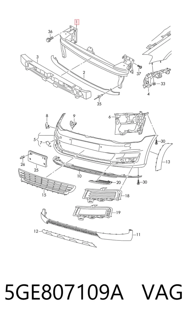  5GE807109A VAG