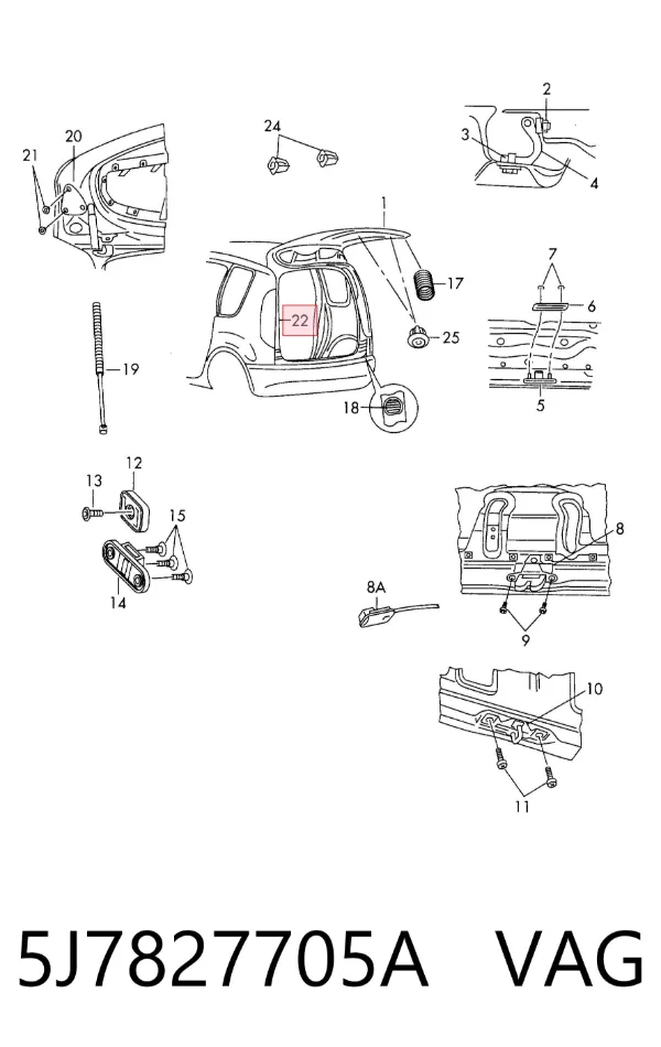  5J7827705A VAG