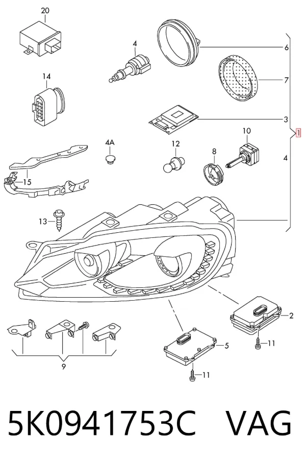  5K0941753C VAG