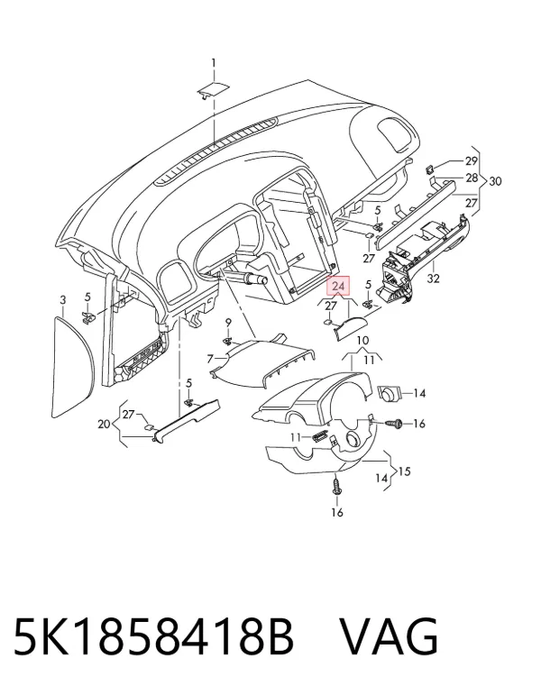  5K1858418B VAG
