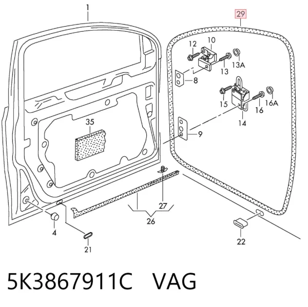  5K3867911C VAG