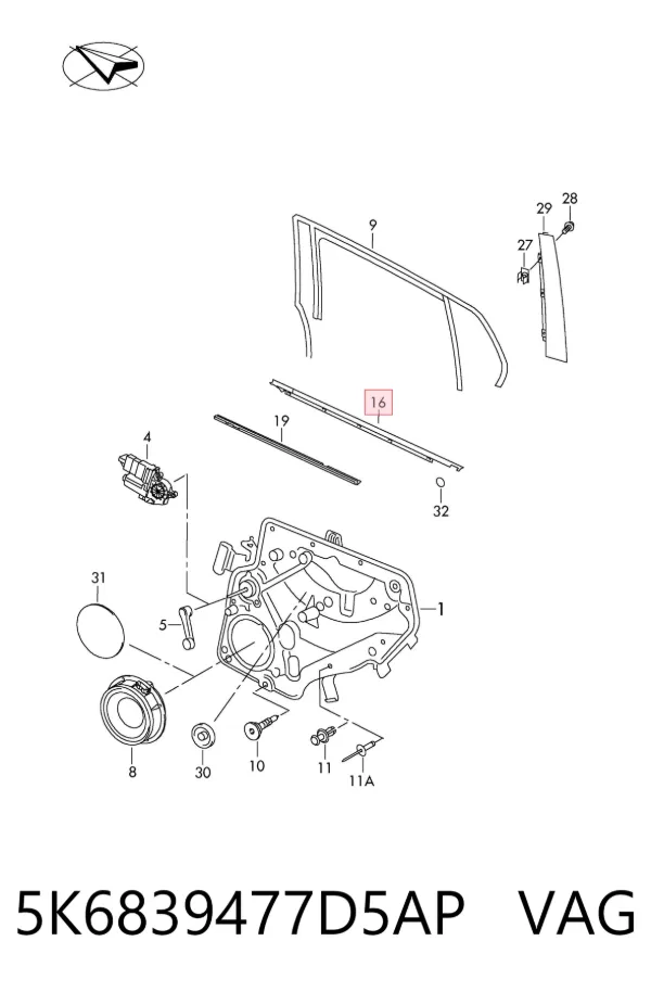  5K6839477D5AP VAG