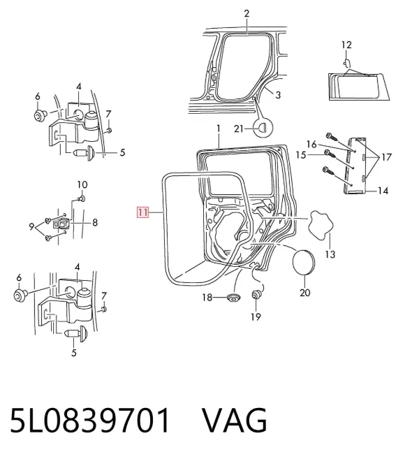  5L0839701 VAG