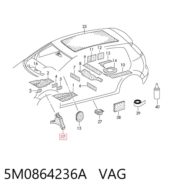  5M0864236A VAG