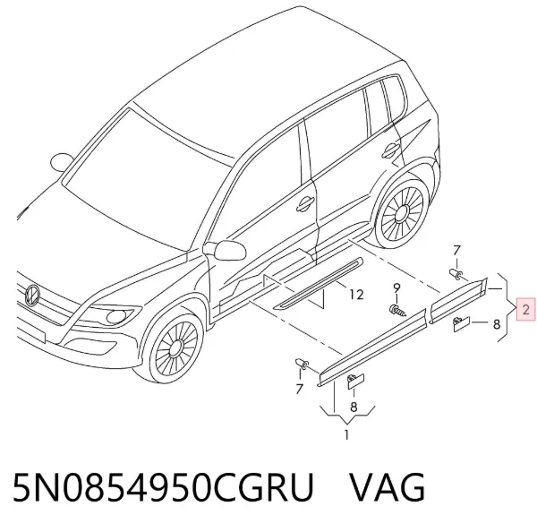  5N0854950CGRU VAG