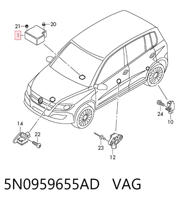  5N0959655AD VAG