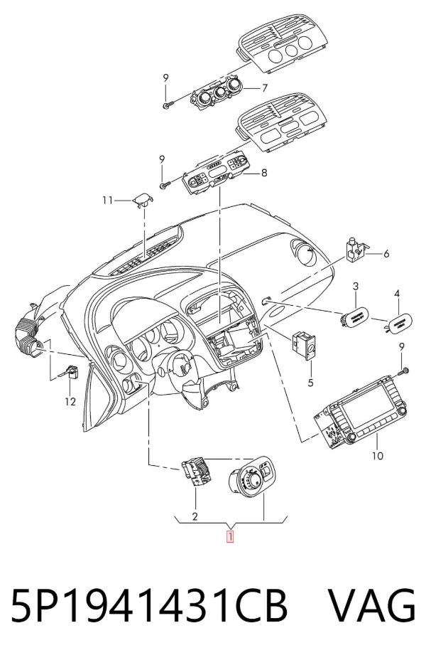  5P1941431CB VAG
