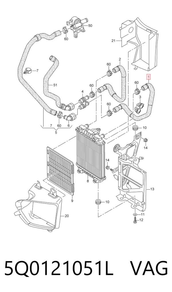  5Q0121051L VAG