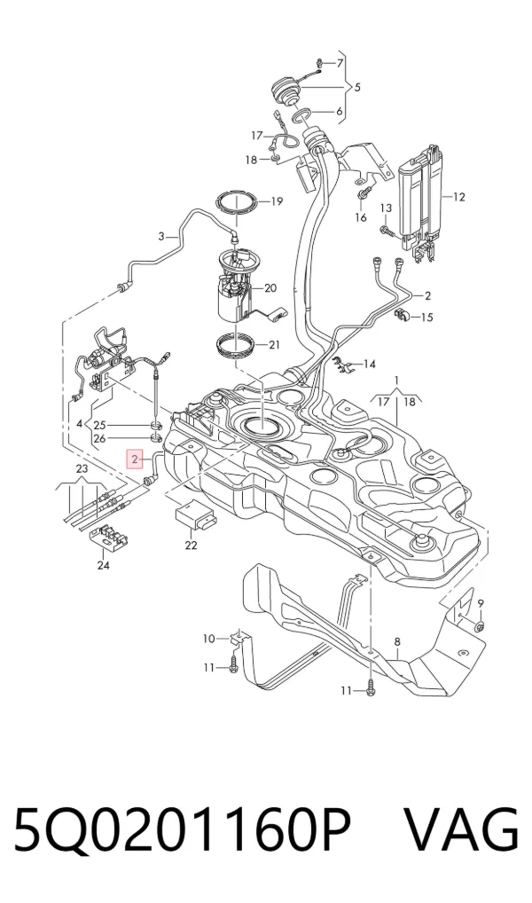  5Q0201160P VAG