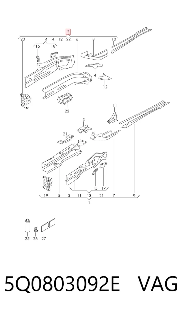  5Q0803092E VAG