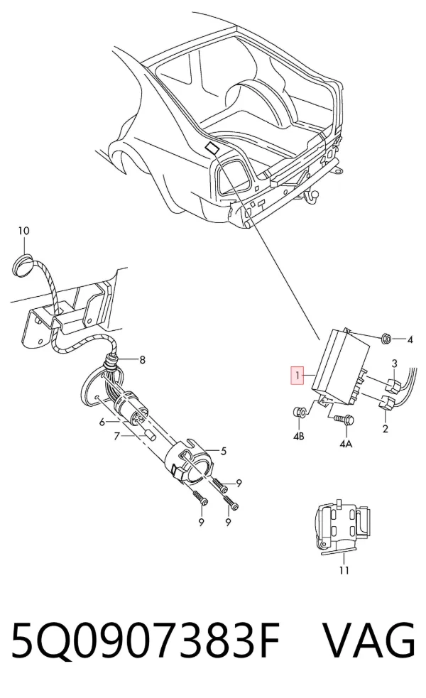  5Q0907383F VAG