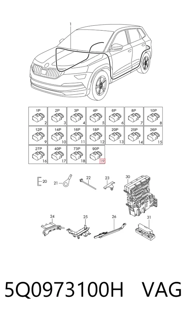  5Q0973100H VAG