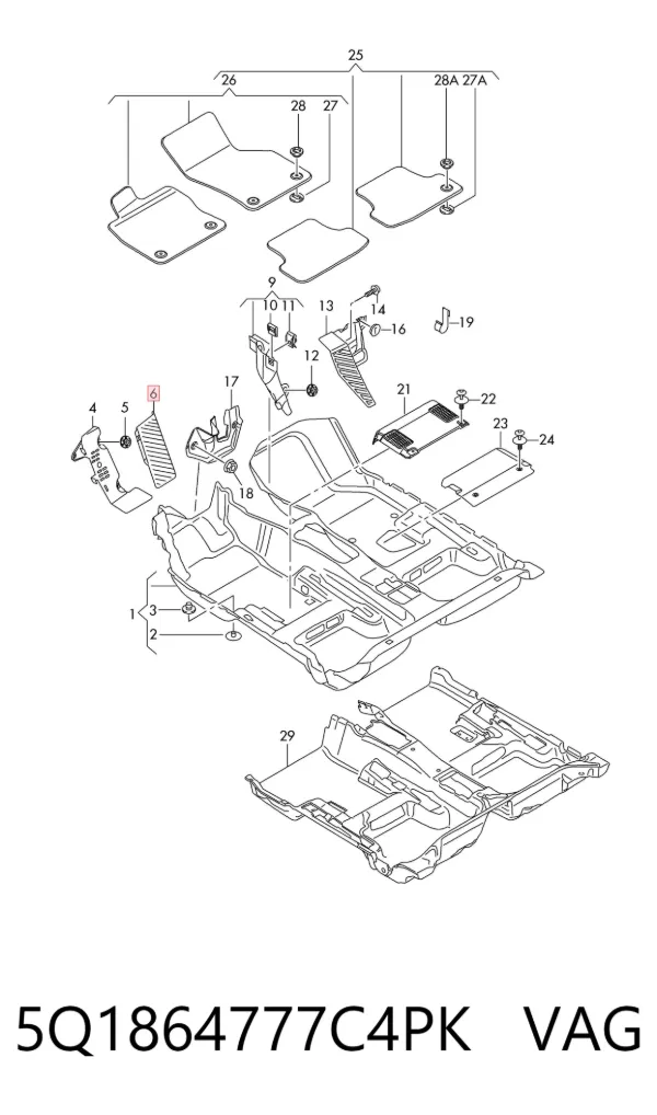  5Q1864777C4PK VAG