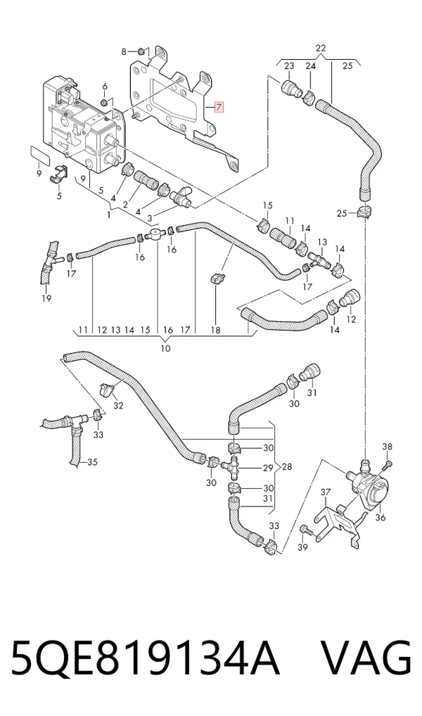  5QE819134A VAG