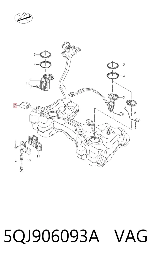  5QJ906093A VAG