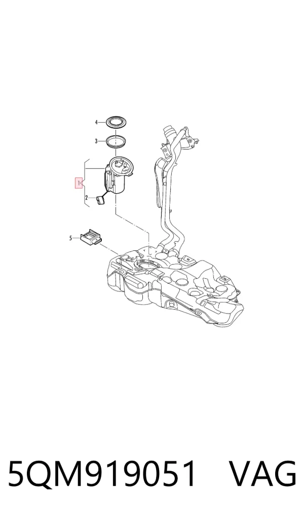 Бензонасос 5QM919051 VAG