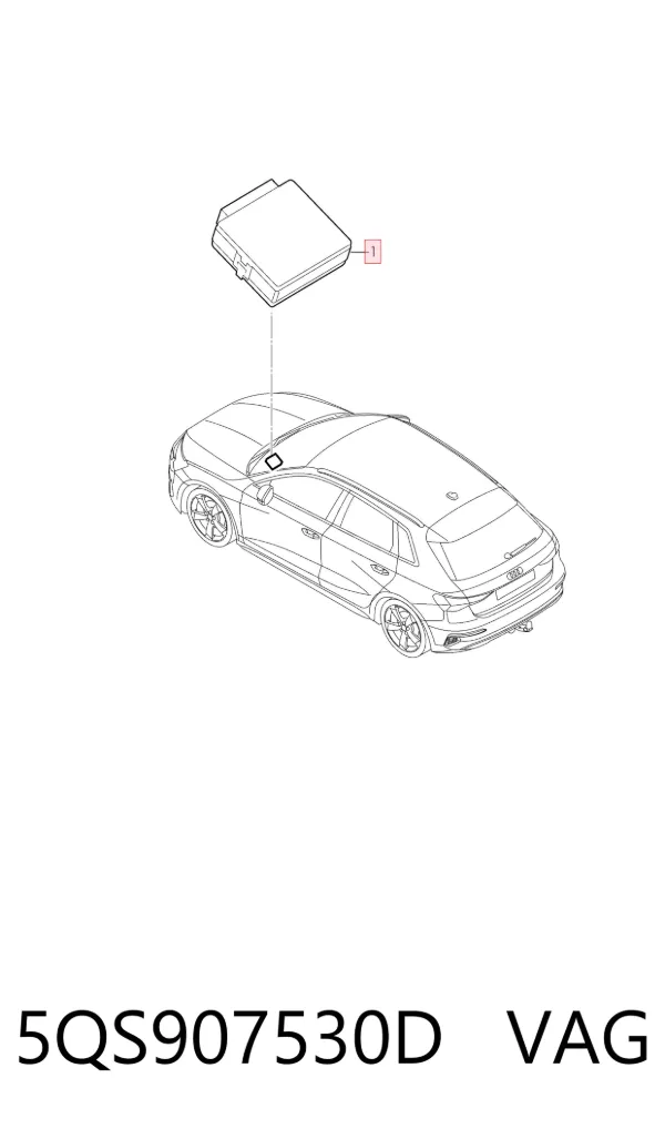 Модуль "Діагностичний інтерфейс" 5QS907530D VAG