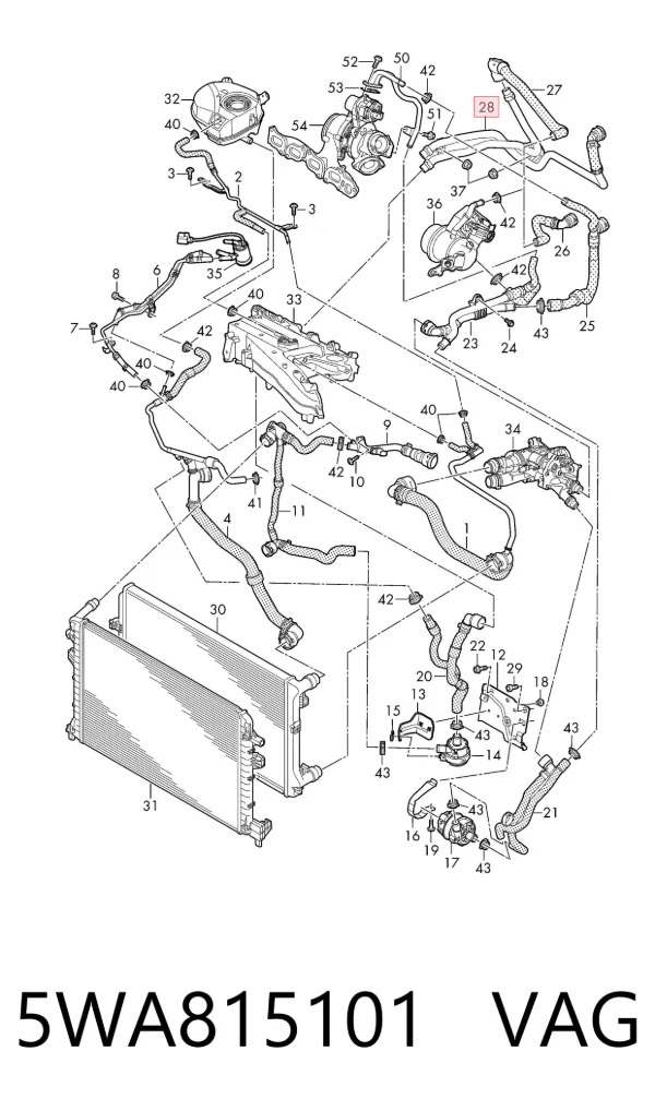  5WA815101 VAG