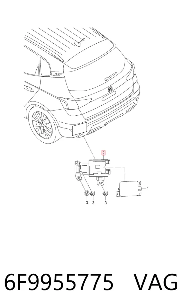  6F9955775 VAG