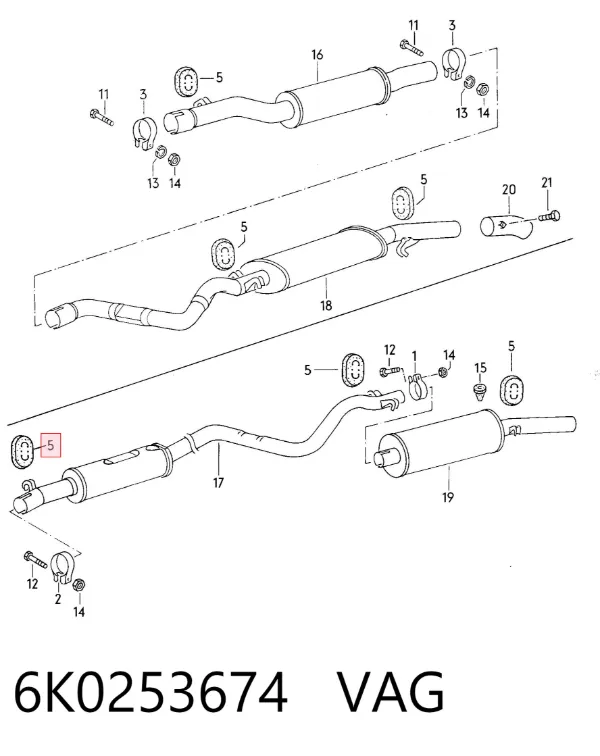  6K0253674 VAG