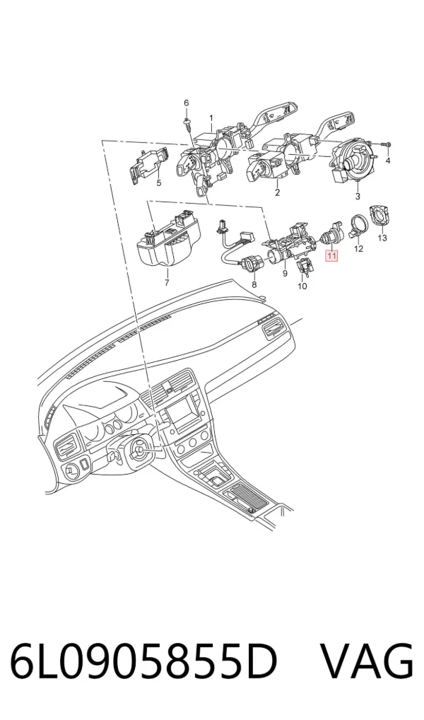  6L0905855D VAG