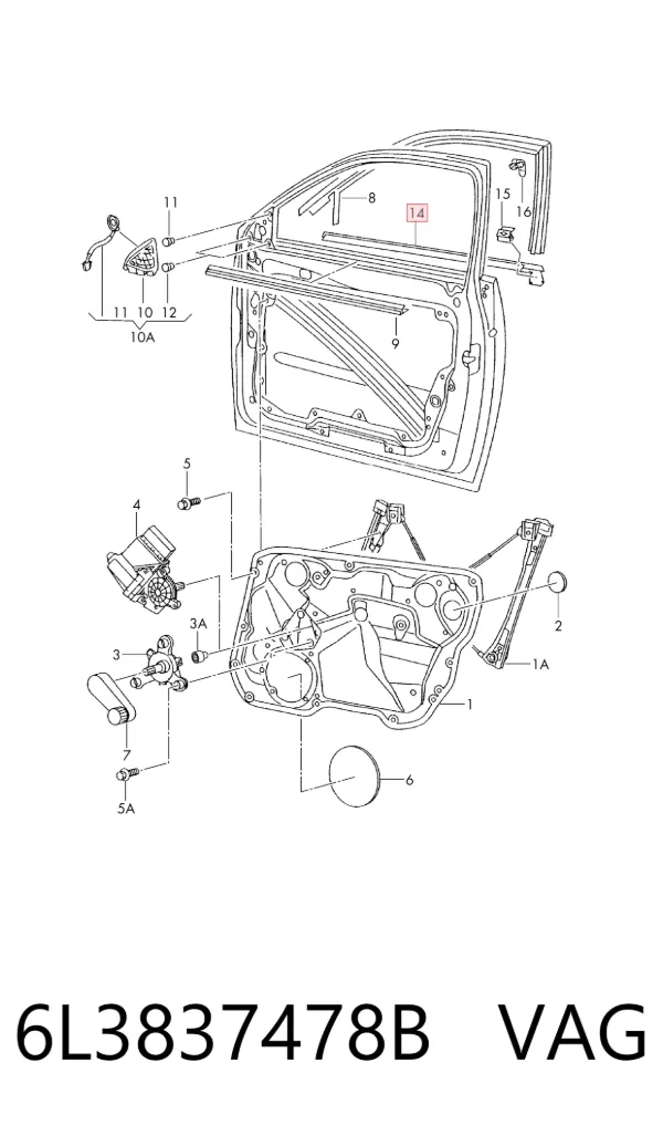  6L3837478B VAG