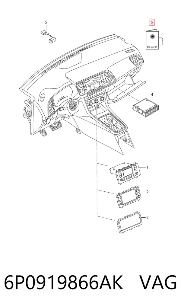  6P0919866AK VAG