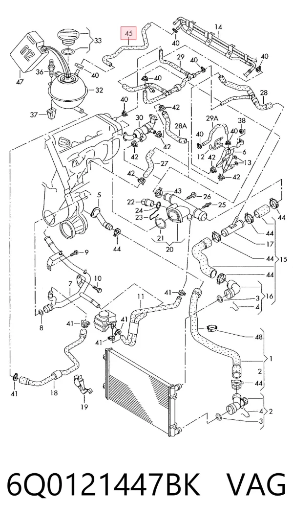  6Q0121447BK VAG