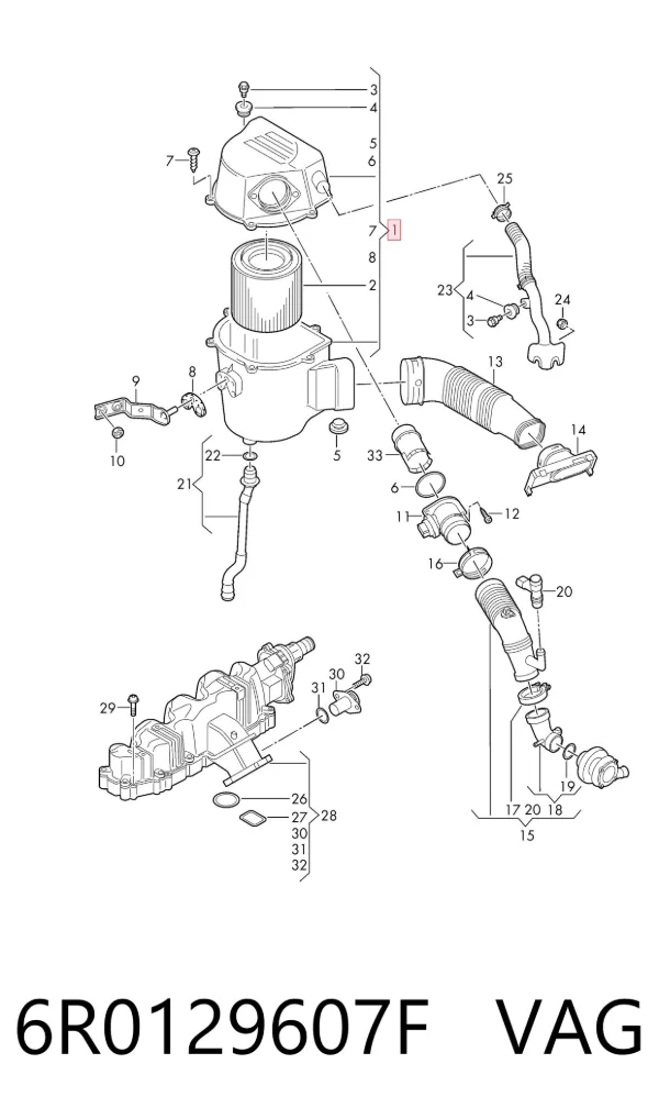 6R0129607F VAG