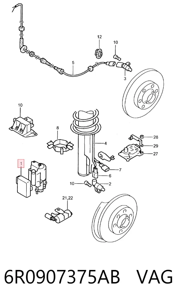  6R0907375AB VAG