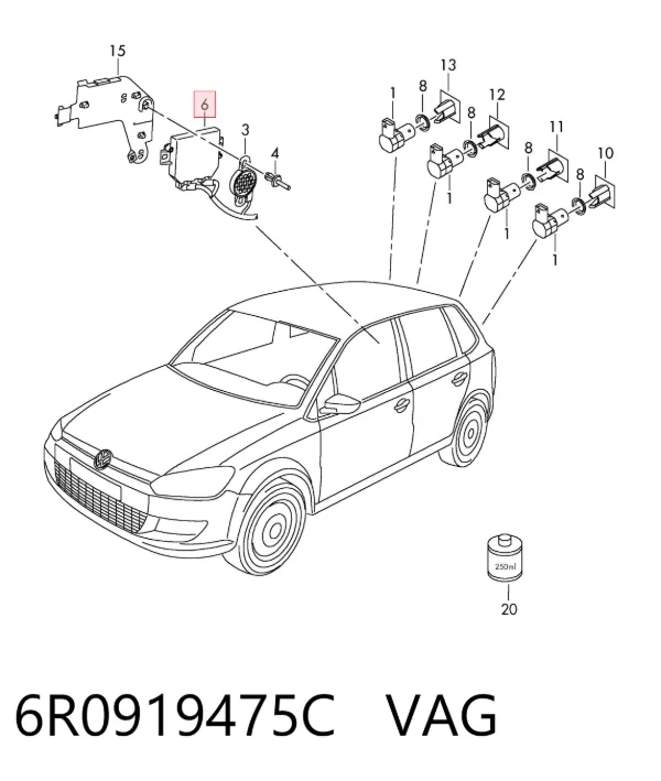  6R0919475C VAG