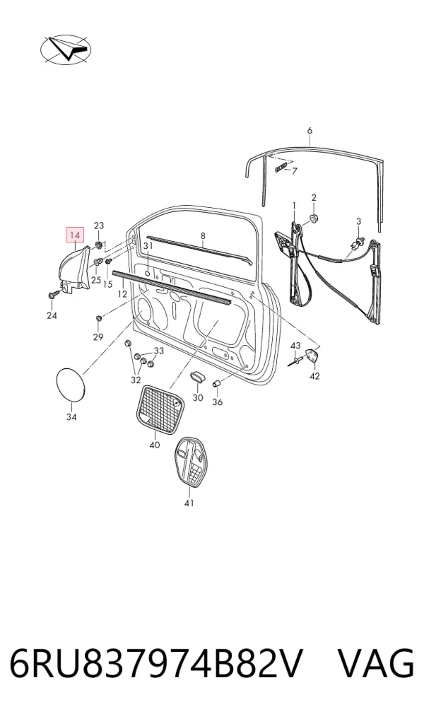  6RU837974B82V VAG