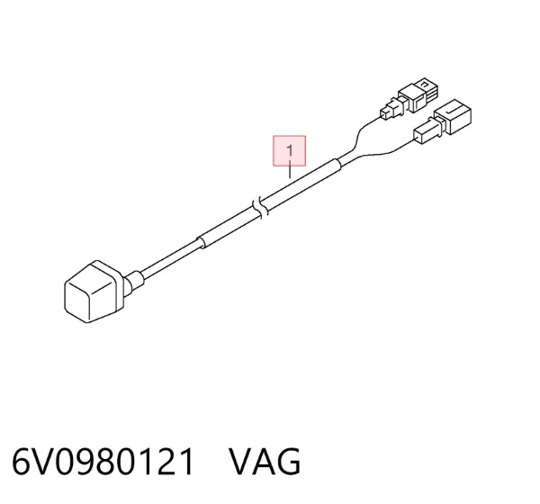 Камера системи забезпечення видимості 6V0980121 VAG