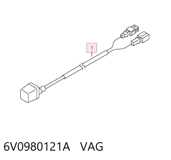 Камера системи забезпечення видимості 6V0980121A VAG