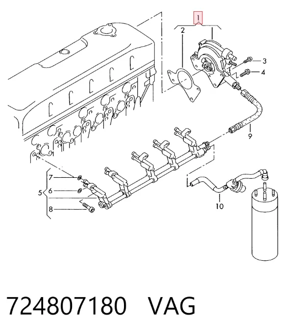 Тандемний насос 724807180 VAG