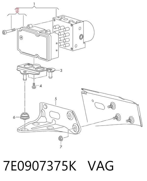 7E0907375K VAG