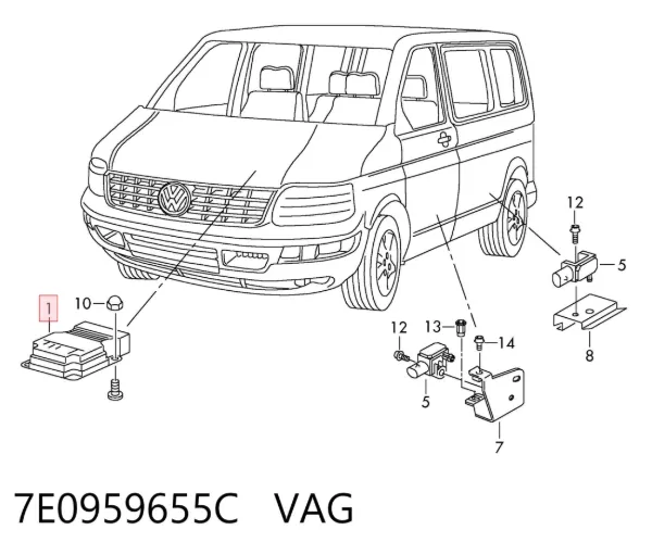  7E0959655C VAG