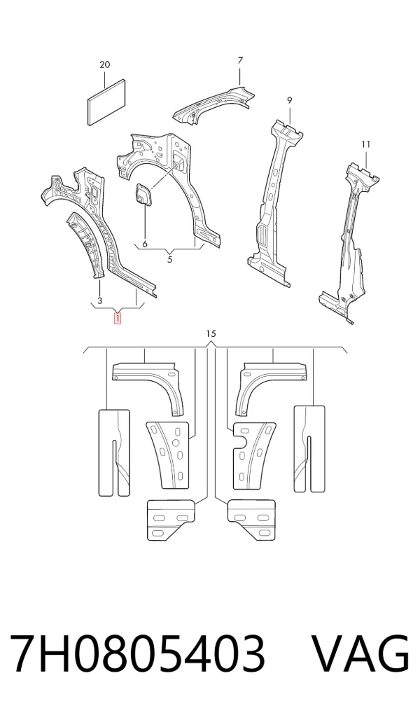  7H0805403 VAG