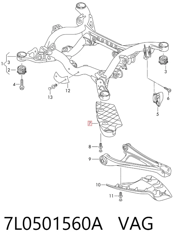  7L0501560A VAG