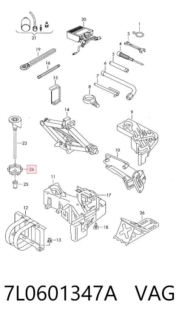  7L0601347A VAG