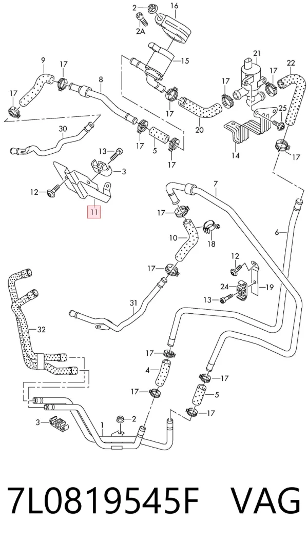  7L0819545F VAG