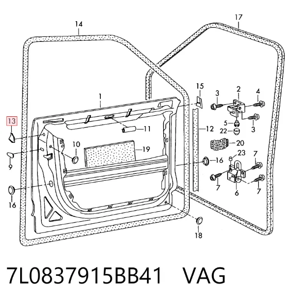 7L0837915BB41 VAG