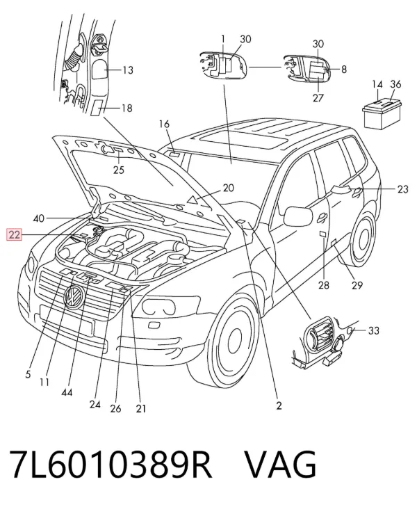  7L6010389R VAG