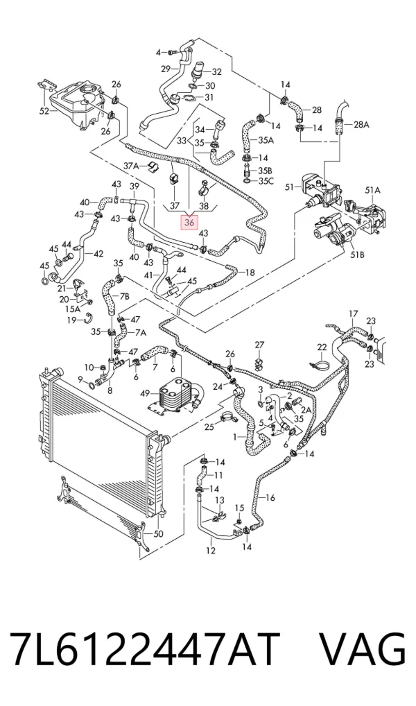 7L6122447AT VAG