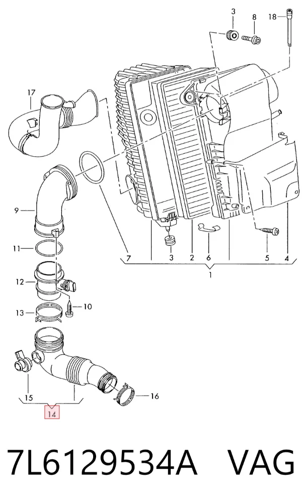  7L6129534A VAG