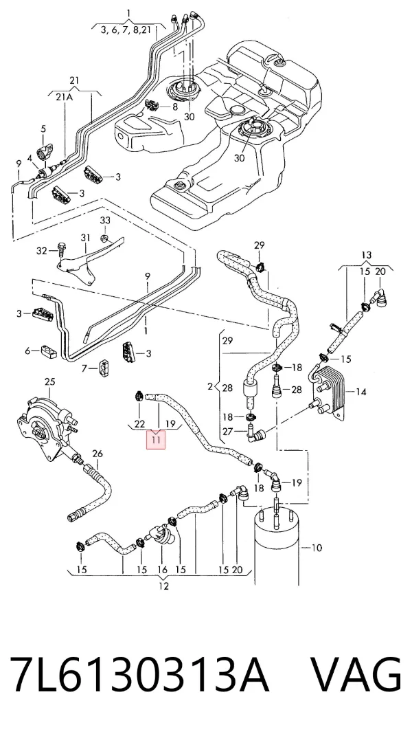  7L6130313A VAG