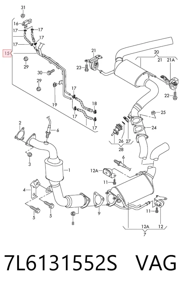  7L6131552S VAG