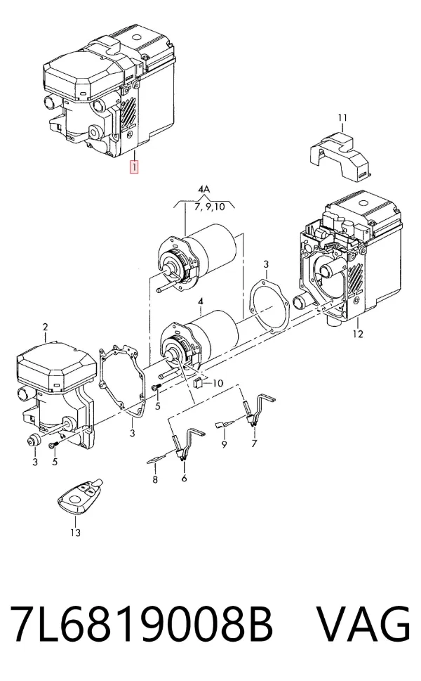 Обігрівач автономний 7L6819008B VAG