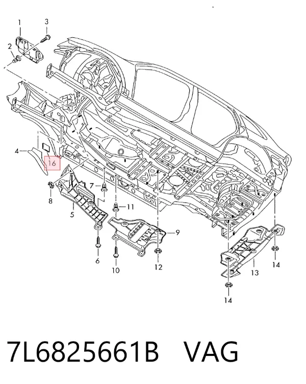  7L6825661B VAG